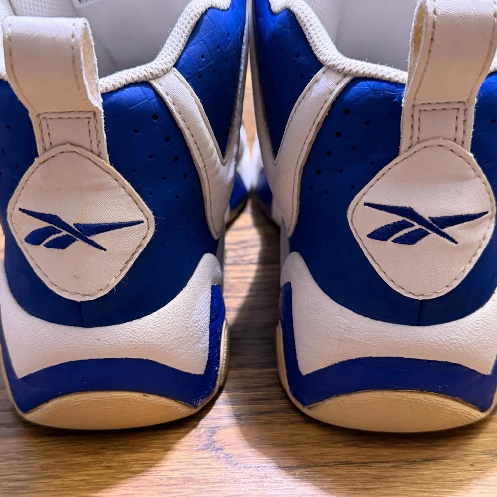 Reebok Classic Blue and White Sneakers - Picture 3 of 6